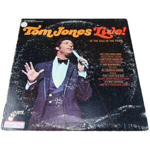 Tom Jones Live! At The Talk Of The Town LP 1967 Parrot PAS 71014 Stereo VG